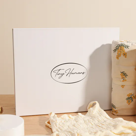 Tiny Humans Floral Yellow for Girls Gift Set