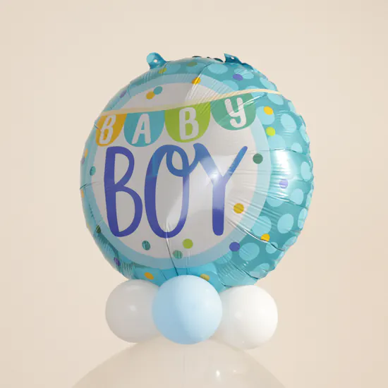 Balloonizer Bay Boy Balloons and Teddy Bear