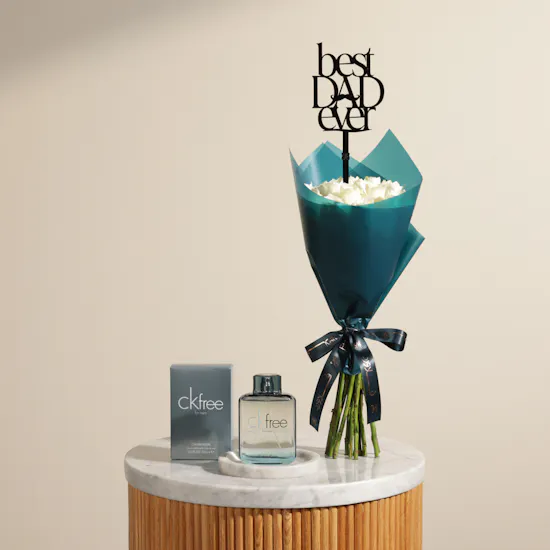 Calvin Klein Ck Free EDT for Men | Bright Serenity Flower Bouquet