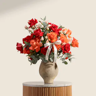 Nature’s Poise Roses Vase