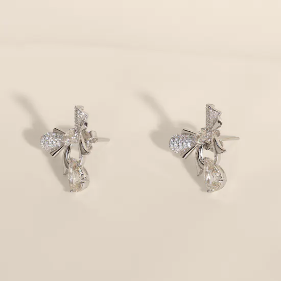 Floward Yellow Reverie Silver Women's Earrings