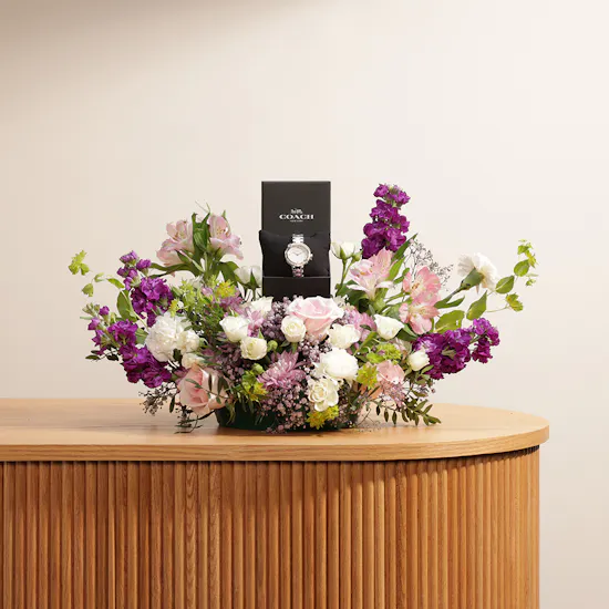 Coach Chelsea Woman Watch | Flowers Tray
