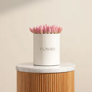 Melody Pink Tulip Box | 45 Flowers