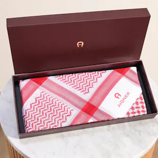 Aigner Red Shemagh 