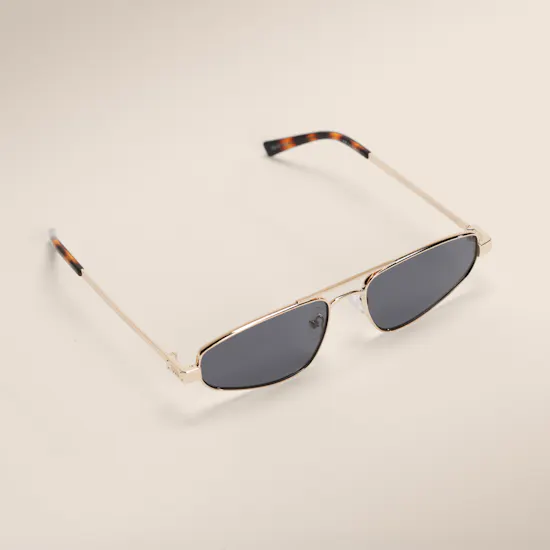 Le Specs Treasure Gold Smoke Mono Unisex Sunglasses