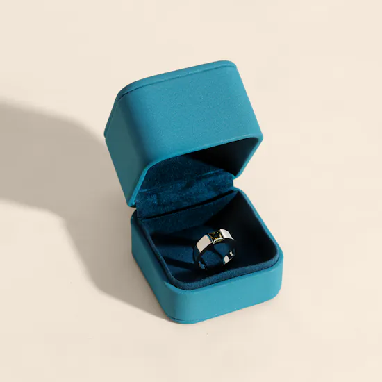 Floward Aurevine Silver Men's Ring | Size 10