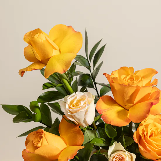 Sweet Embrace Roses Vase
