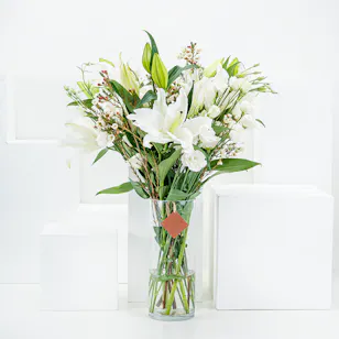 White Majesty | Lily & Eustoma
