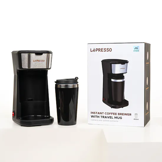 Ephone LePRESSO Instant Coffee Brewer with Travel Mug | Cute Booms