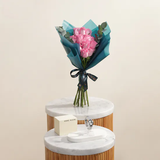 Anne Klein Women's Bracelet Watch | Graceful Flowers