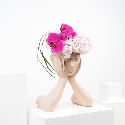 Pink Dreams | Face Shaped Vase