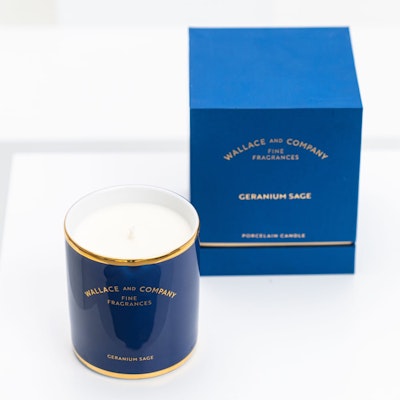Wallace Geranium Sage Chalice Candle