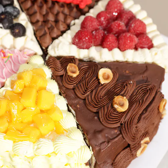 Floward Assorted Slice Style Birthday Cake