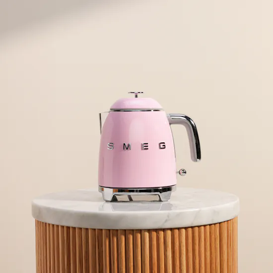 Smeg 50's Style Electric Mini Pink Kettle