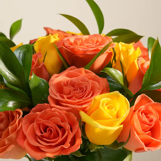 Floward Card | Golden Celebration Flower Vase