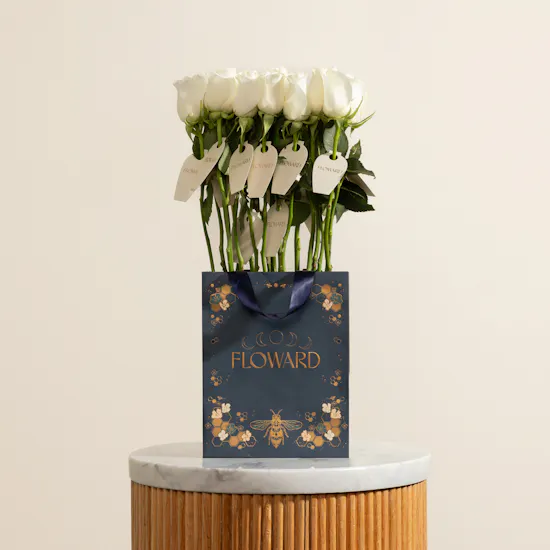 Teachers Day White Roses Giveaways