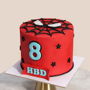 Floward Personalized Spider Man Birthday Cake