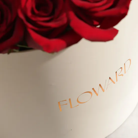 Romance Red Roses Box | 55 Flowers