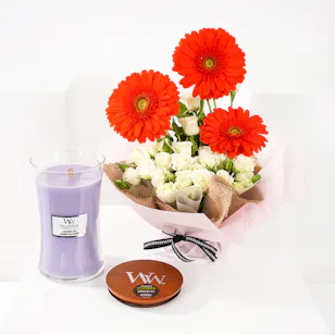 WoodWick Large Lavender Spa | Pure Flowers 