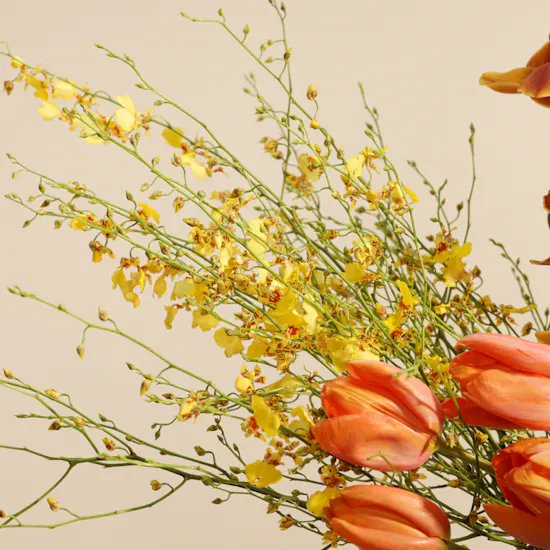 Artfeena Salwa Palace Gold Plated Flowers Vase