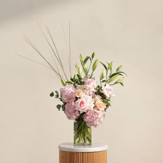 Soft Serenity Flowers Vase by September Studio
