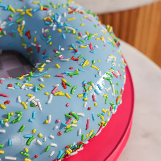 DOH! You Are Loved Small Blue Donut | Happiness Flowers