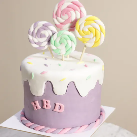 Floward Happy Birthday Lollipop Cake