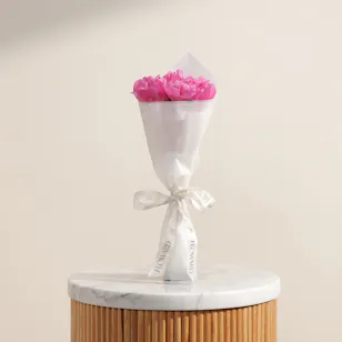A Little Joy in Fuchsia Peonies