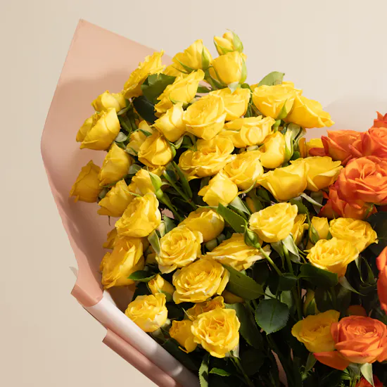 Heartfelt Baby Roses Bouquet