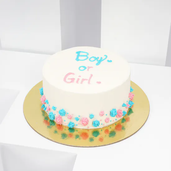 Helen's Gender Reveal Cake