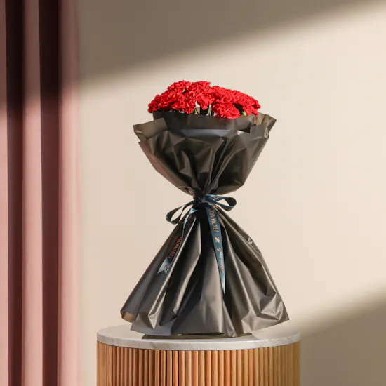 Luxury Red Carnation Bouquet