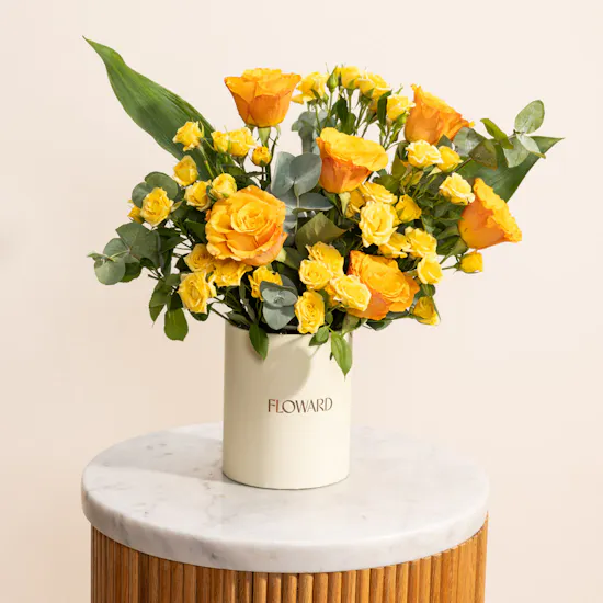 Golden Moments Flower Box