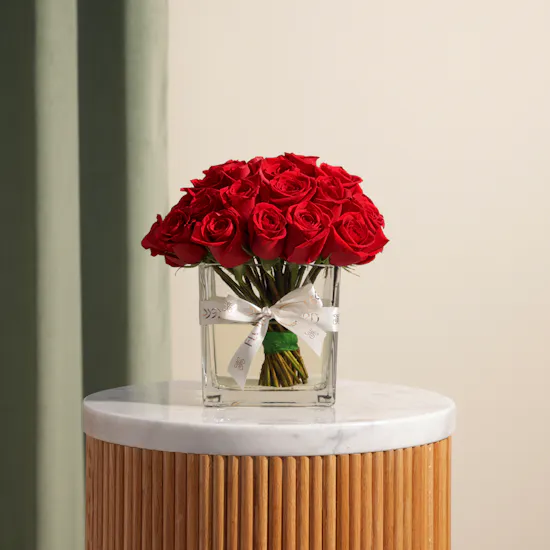 Love Red Roses Vase | 35 Roses