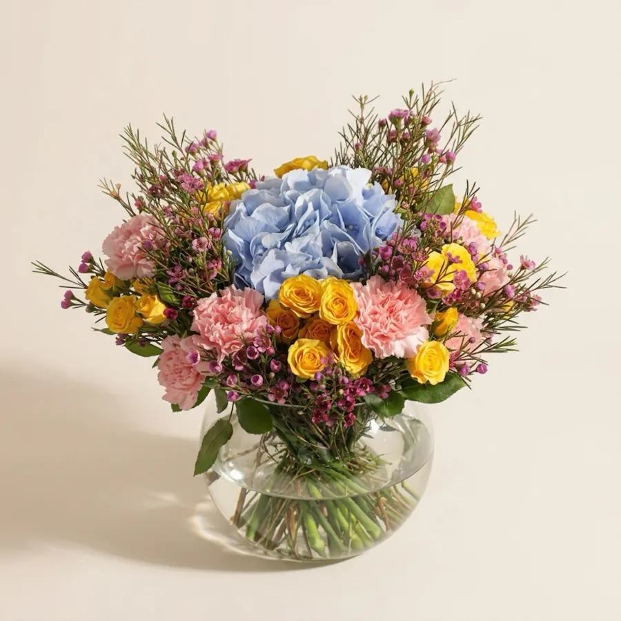 Springtime Splendor Flowers Vase 3