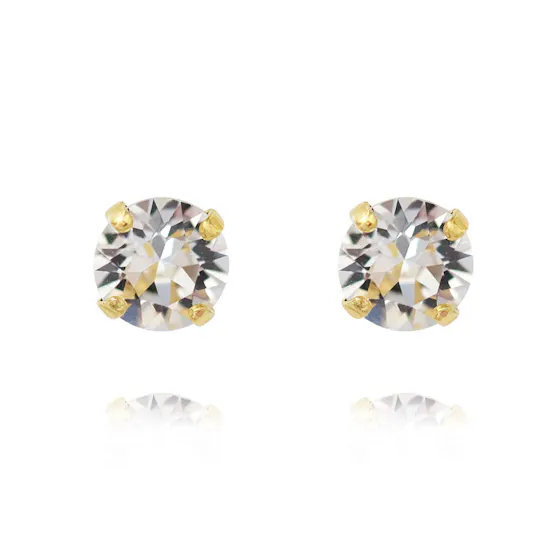 Caroline Classic Stud Earrings-Crystal