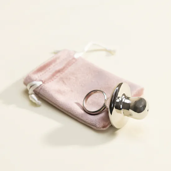Hrh Newborn Silver Pacifier