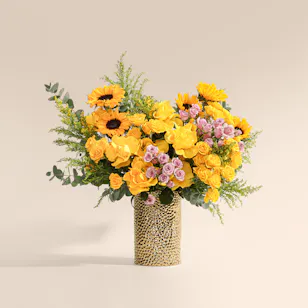 Golden Mirage Flower Vase Golden Mirage Flower Vase