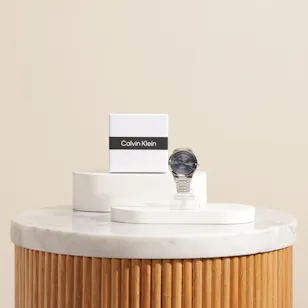 Calvin Klein Silver H-Link Automatic Men's Watch