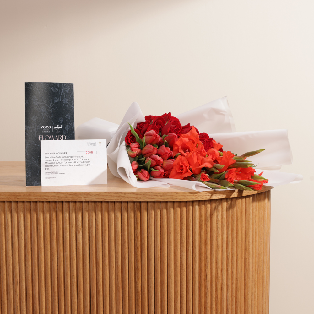 ليلة من الأسترخاء من فندق ڤوكو | زهور ساحرة