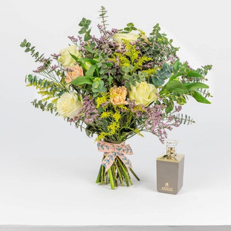 Atyab Almarshoud Al Shaghaf Grey 100ml | Peach Bouquet