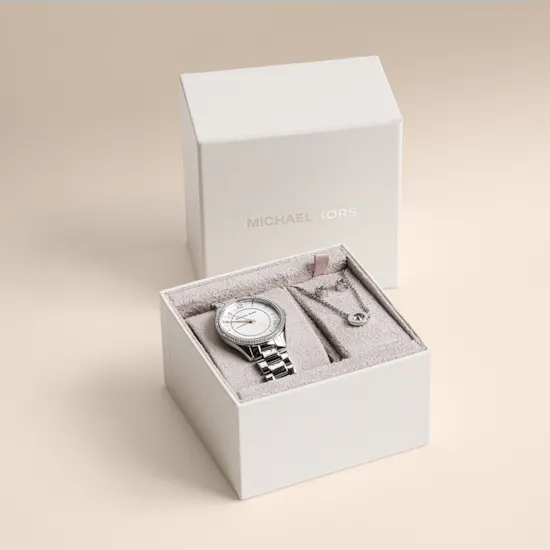 Michael Kors Mini Lauryn Silver-Tone Gift Set