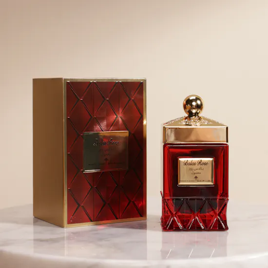 Ibraheem Al Qurashi Maamoul Balas Rose Bakhour | 70 g
