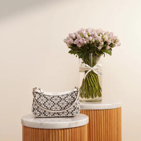 Kate Spade Women's Elegant Bag | Dreamy Elegance Flowers Vase