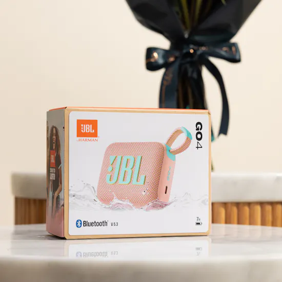 JBL Go4 Bluetooth Portable Speaker | A Gentle Flourish Flower Bouquet