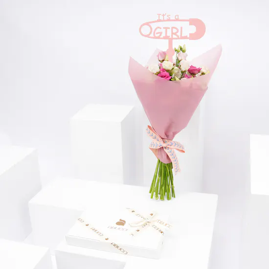 Abucci Classic Chocolate Box | It's a Girl Pinks