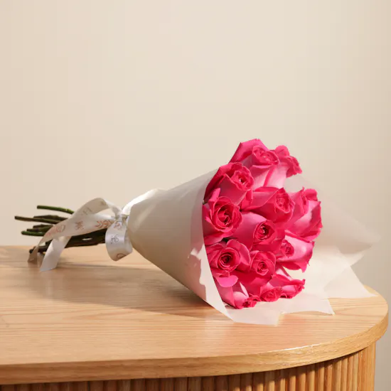 Fuchsia Grace Rose Bouquet
