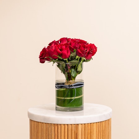 20 Red Roses Cylinder