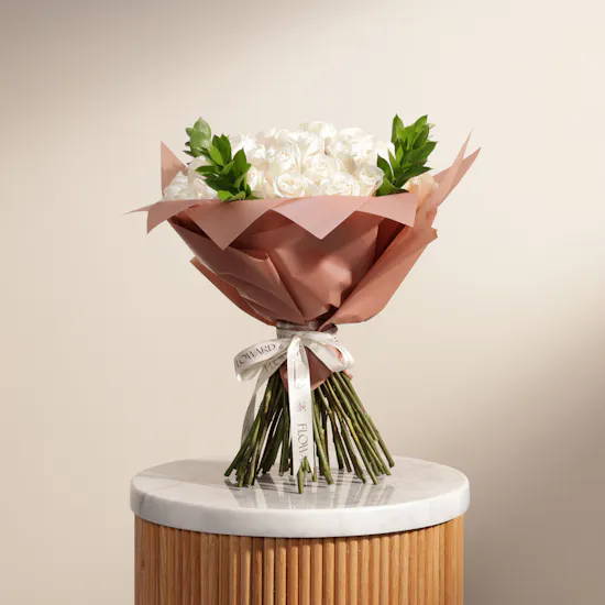 White Roses Bouquet