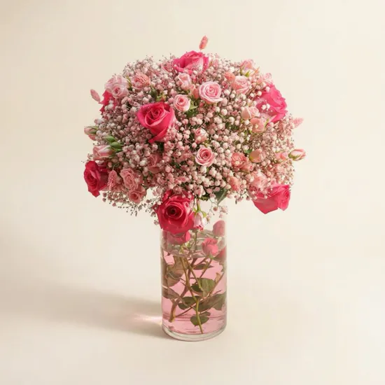 Beauty Roses Vase