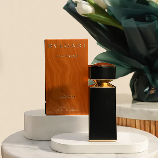 Bvlgari Le Gemme Ambero EDP for Men | Silent Power Flowers Bouquet